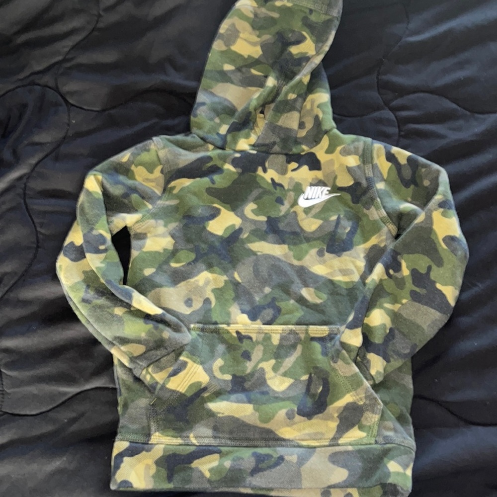 Nike camouflage hoodie/ sweatshirt